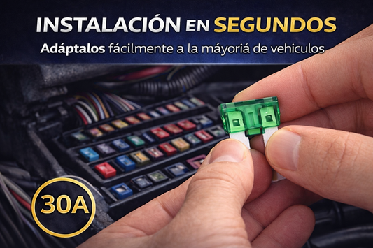 Pack 55 Fusibles 30A – Protección Instantánea para tu Vehículo